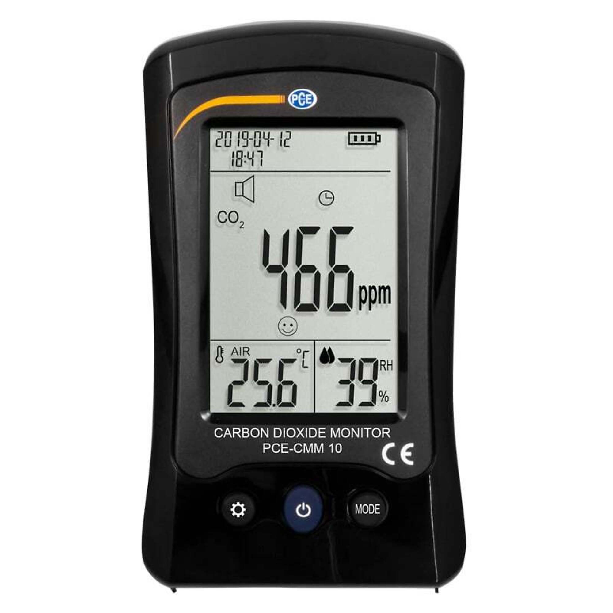 PCE CO2 Meter — Particle Counter, Air Quality Monitor, Model# PCE-CMM 10